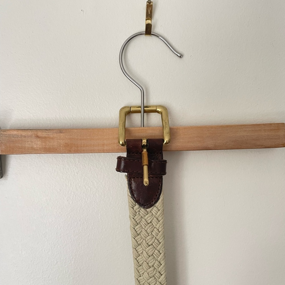 Vintage braided belt